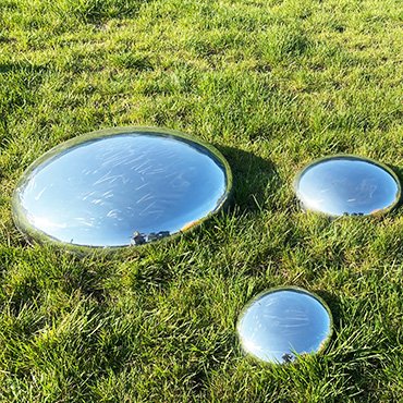 stainless steel mirror pebbles