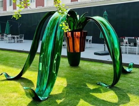 stainless steel sculpture for public