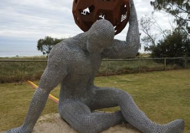stainless steel wire man with ball